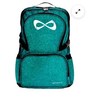 NEW NFINITY teal sparkle backpack
